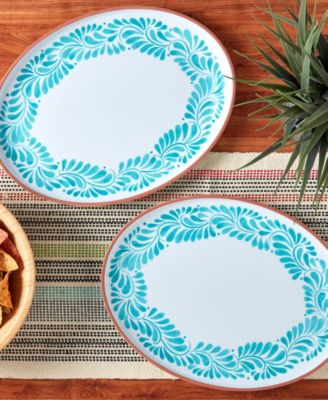Melamine Oval Platters, Set of 2
