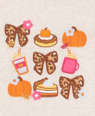 Baby Girls 2-Piece Fall Treat Top and Cheetah Leggings Set