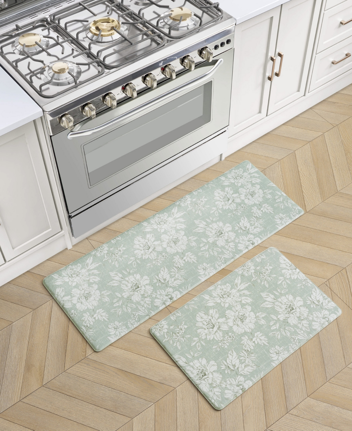 Laura Ashley Iris Anti-fatigue 2-pc. Wellness Mats