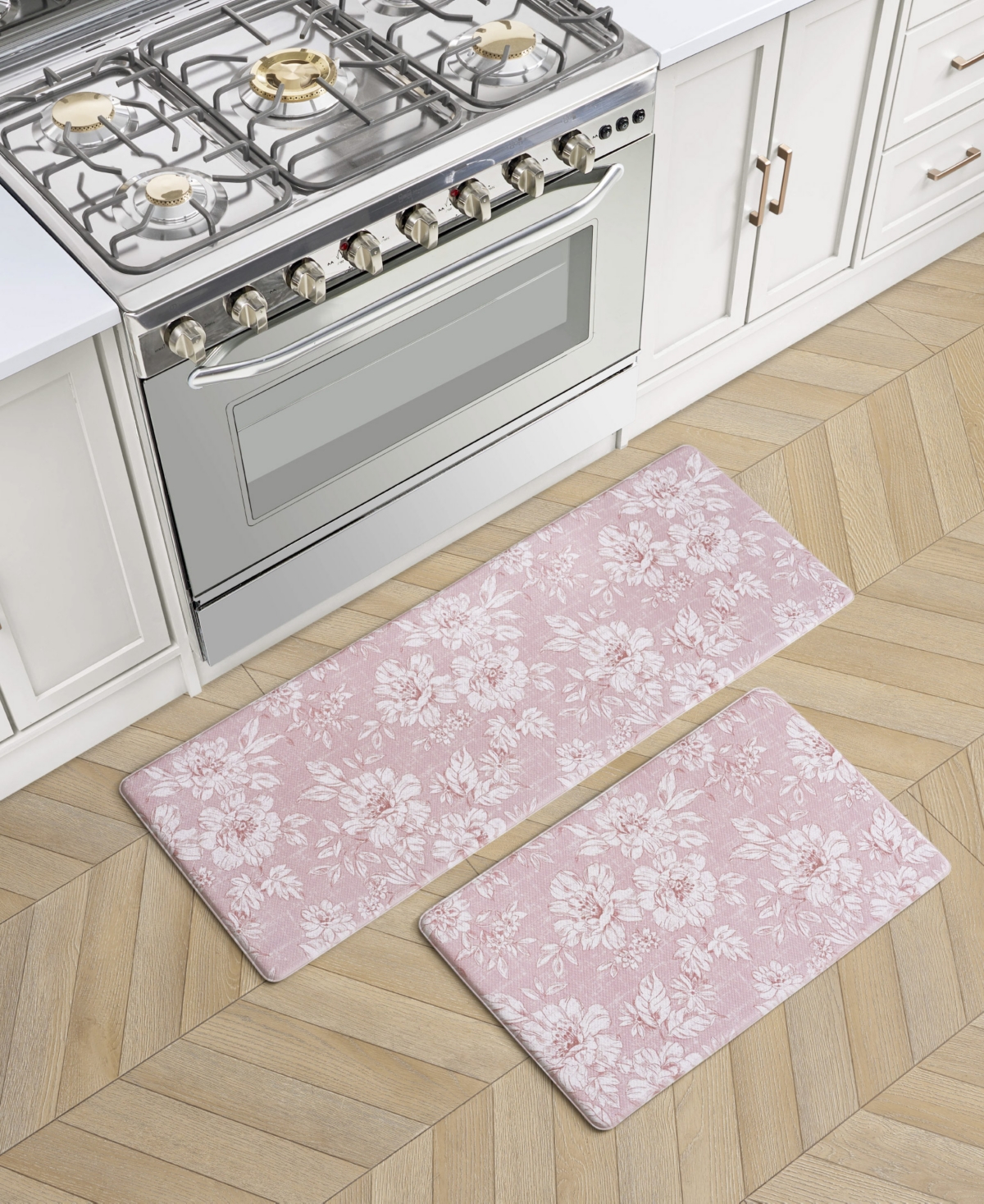 Laura Ashley Iris Anti-fatigue 2-pc. Wellness Mats