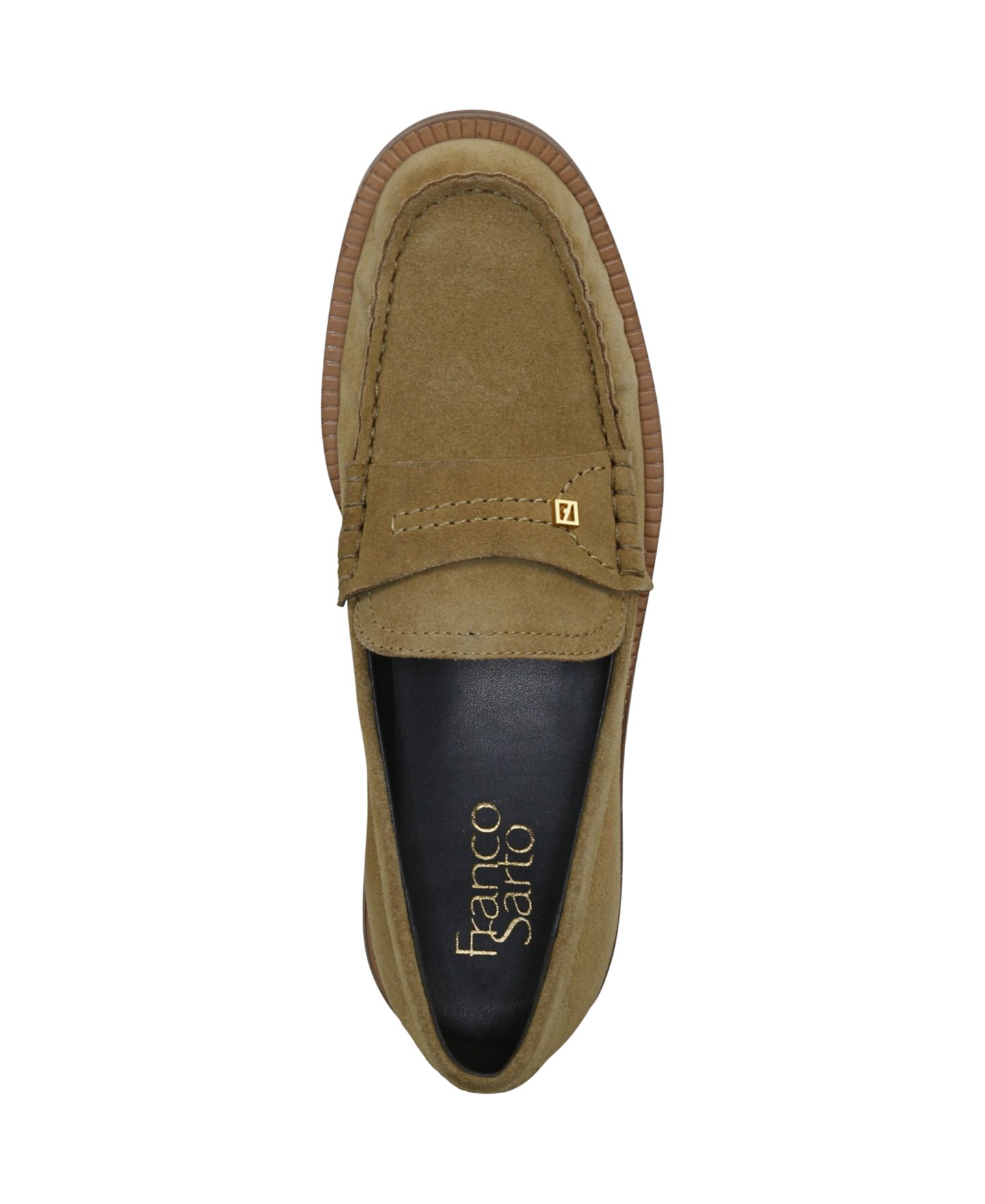 Женские туфли Franco Sarto Yulisa Round Toe Penny, цвет: Горчичный коричневый замшевый — фото 4