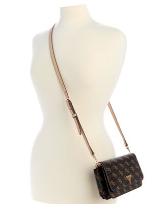 Noelle II Logo Crossbody Flap Bag