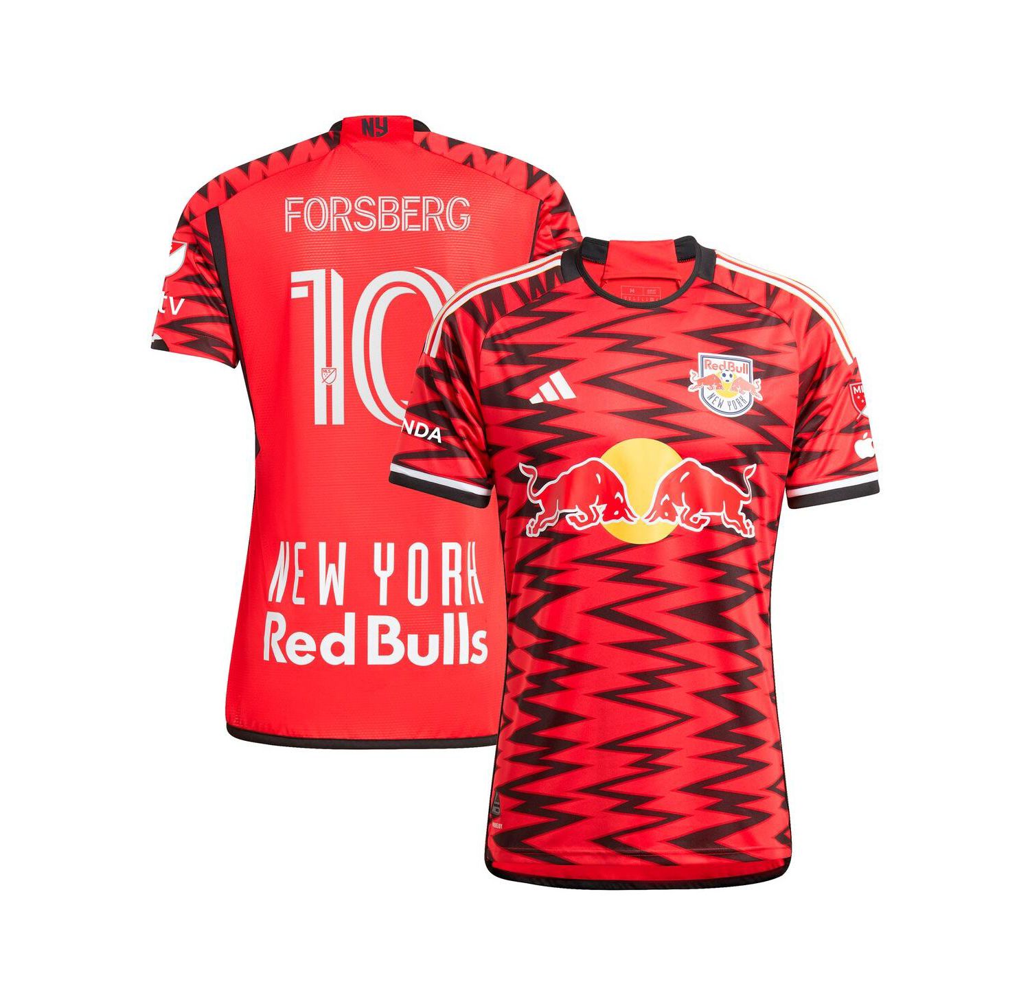 Men's Emil Forsberg Red New York Red Bulls 2024 Legacy Authentic Player Jersey