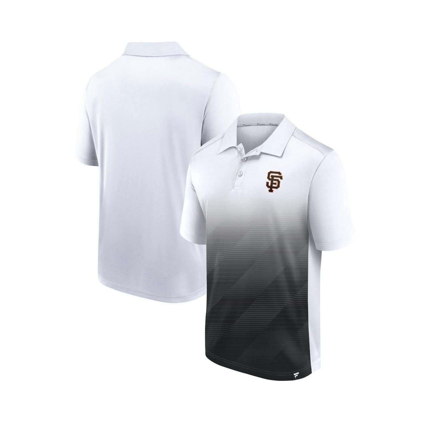 Men's White San Francisco Giants Iconic Parameter Sublimated Polo Shirt
