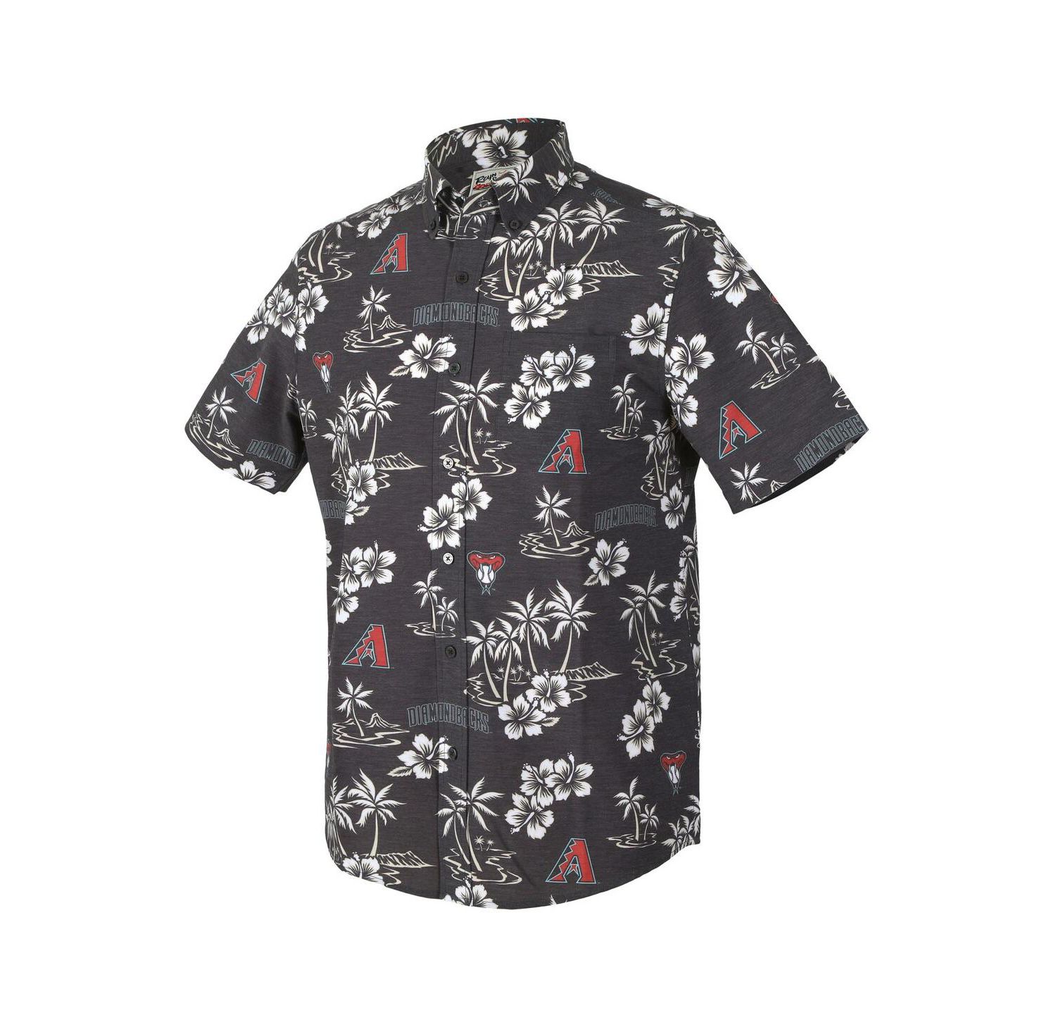 Men's Black Arizona Diamondbacks Kekai Performance Button-Up Shirt