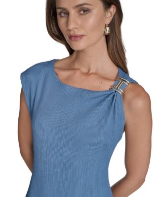 Women's Hardware-Trim Sheath Dress
