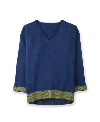 Women's Ponte V-Neck Sweater
