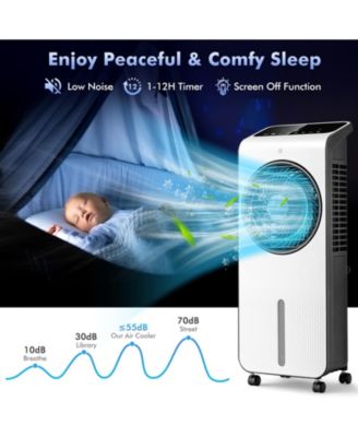 3-in-1 Evaporative Air Cooler with 12H Timer Remote