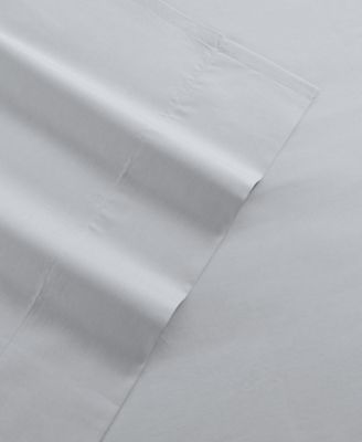 Solid Cotton Percale 3-Piece Sheet Set, Twin