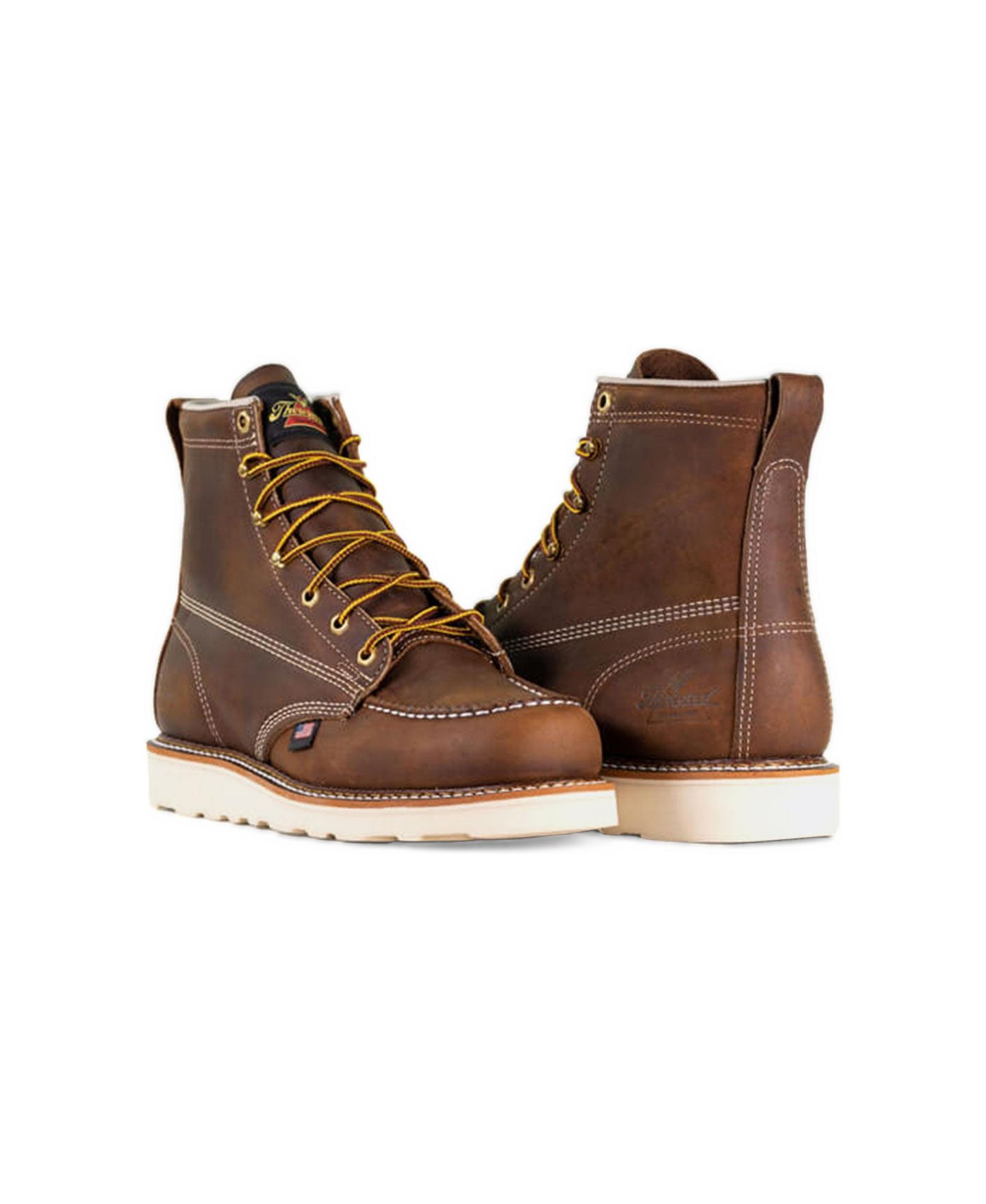 Мужские ботинки Thorogood American Heritage 6" Moc Toe Work Boots for Men, цвет: Crazyhorse — фото 3