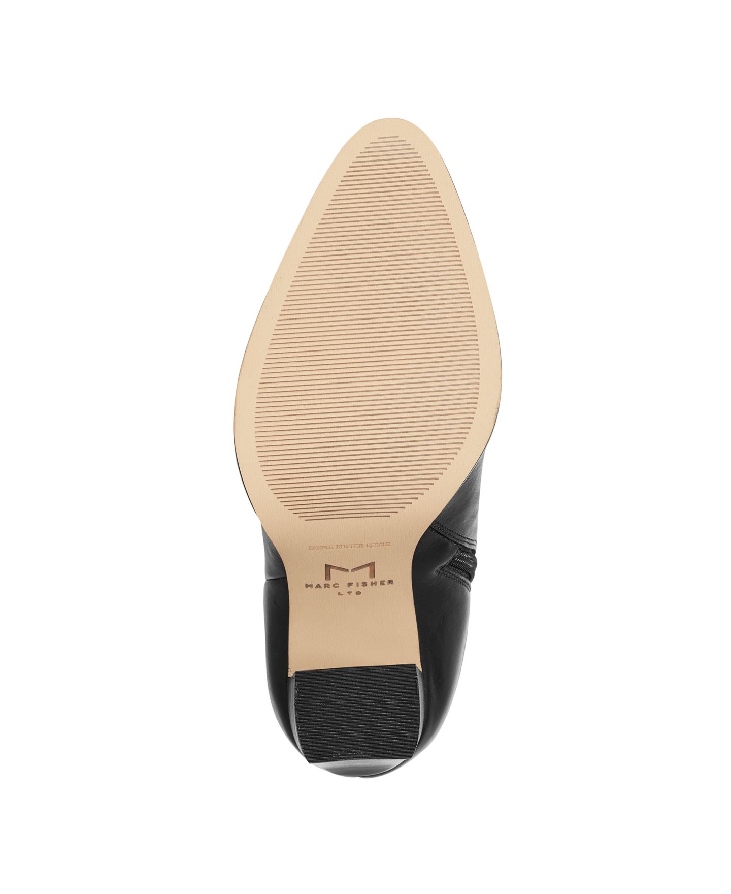 Женские ботинки Marc Fisher LTD Lannie Tall Block Heel Boots, Regular & Wide Calf, цвет: Чёрный кожаный — фото 5