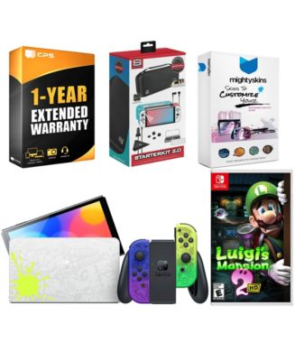 Nintendo Switch OLED Console Splatoon 3 Special Edition with Luigi s ...