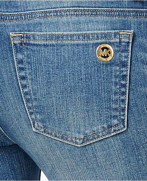 Michael Kors Zip-Pocket Skinny Jeans - Jeans - Women - Macy's