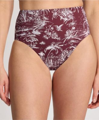 Women's Cheeky High Waisted Bikini Bottoms