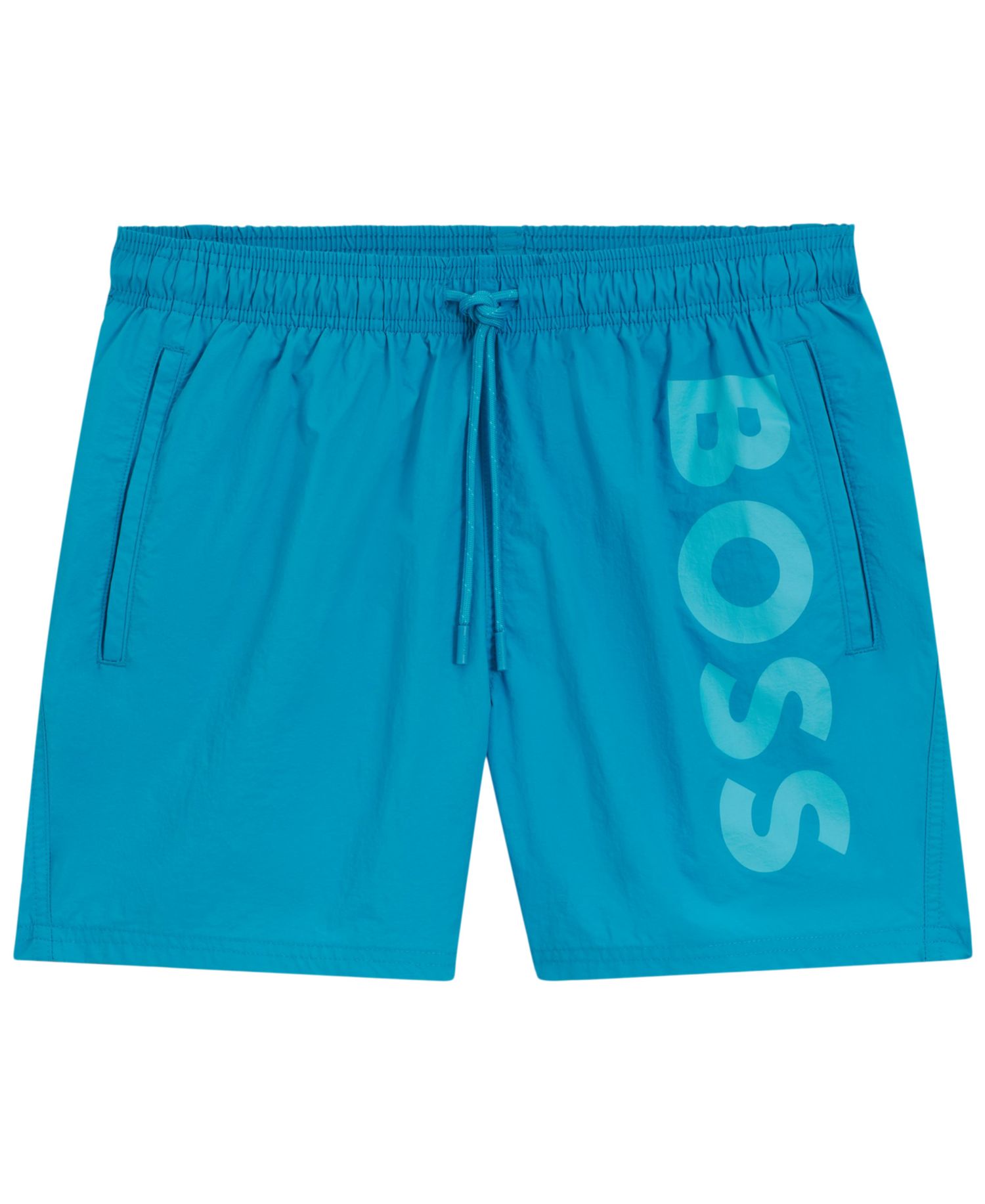 Men's Printed Logo Swim Shorts