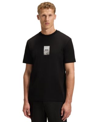 Hugo Boss - Men's Stretch Cotton Print Relaxed-Fit T-Shirt