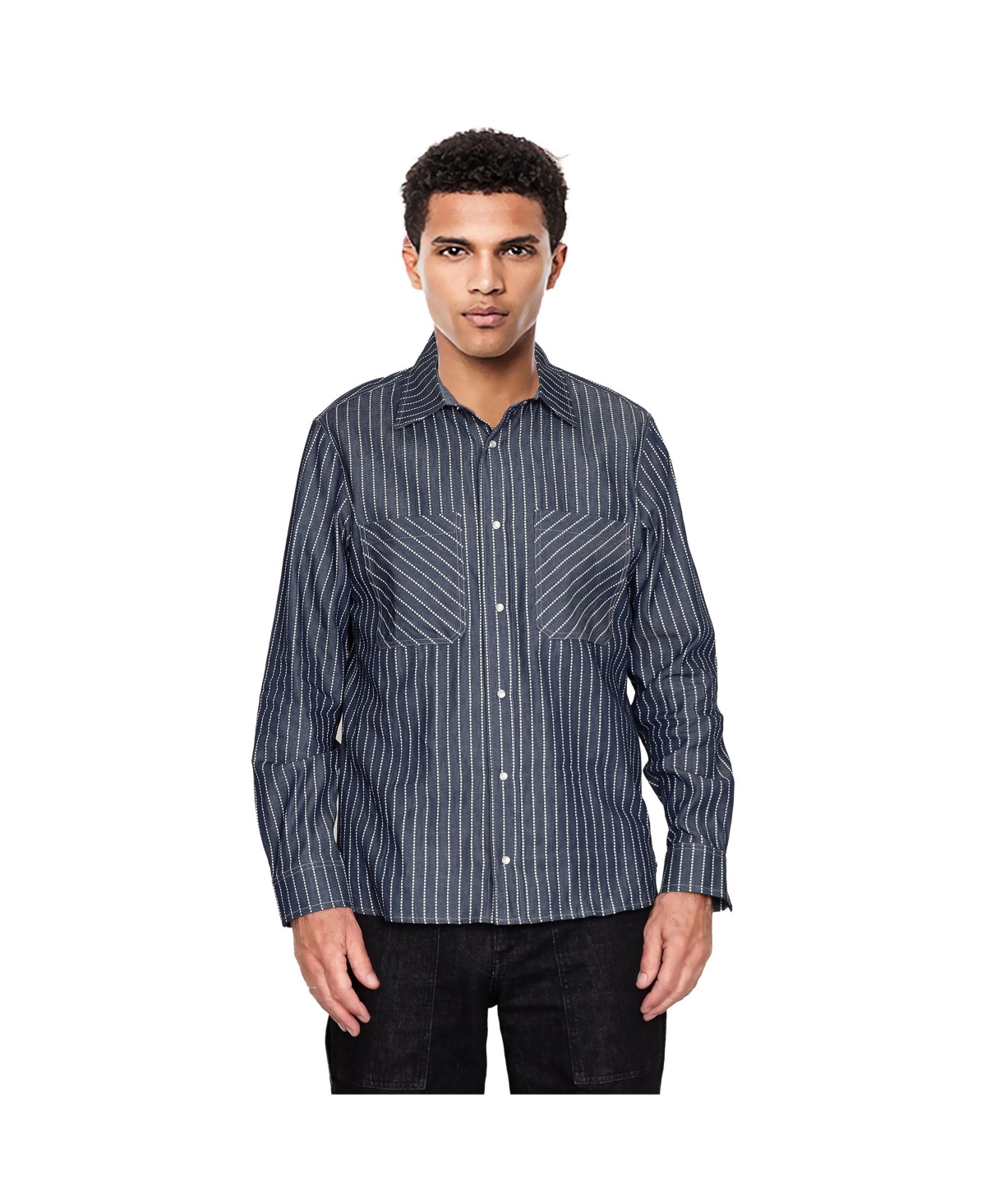Men's American Heritage Collection Indigo Stripe Shirt - Indigo