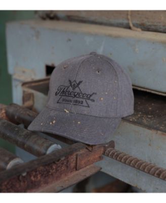 Men's Crafting Herringbone Leather Strap Hat