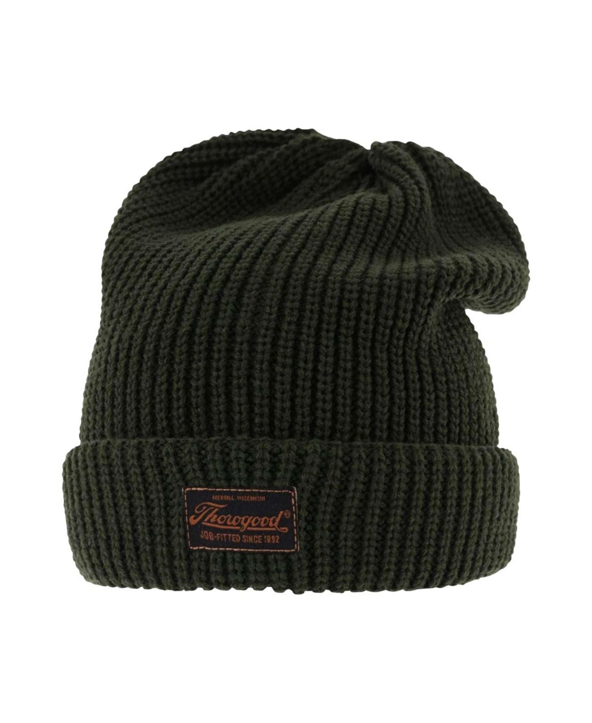 Men's Job-Fitted Knit Beanie - Black