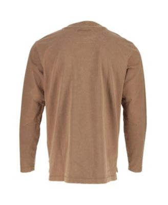 Men's Heavyweight Vintage Wash Long Sleeve Henley