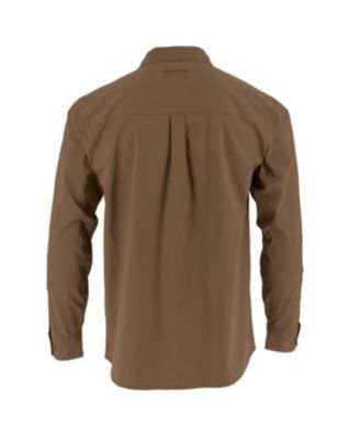 Men's Utility Stretch Shop Long Sleeve Button Down Shirt