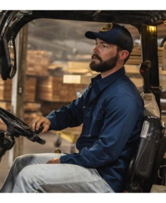 Men's Utility Stretch Shop Long Sleeve Button Down Shirt