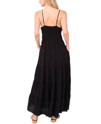 1.STATE Women's Spaghetti Strap V-Neck Maxi Dress - Macy's