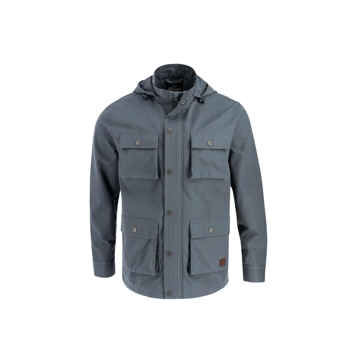 Men's Tradesman Waxed Cotton Jacket - Vintage slate