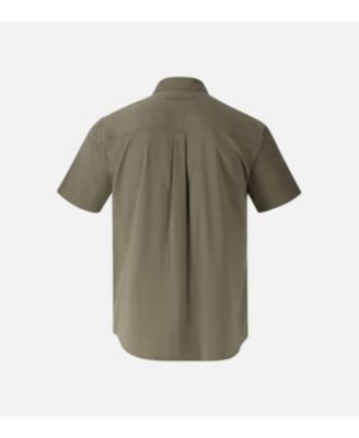 Big & Tall Men's Short Sleeve Utility Button Up Shirt