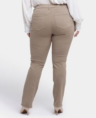 Plus Size Marilyn Straight Pull On Jeans