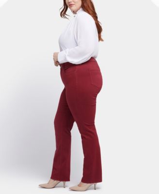 Plus Size Marilyn Straight Pull On Jeans