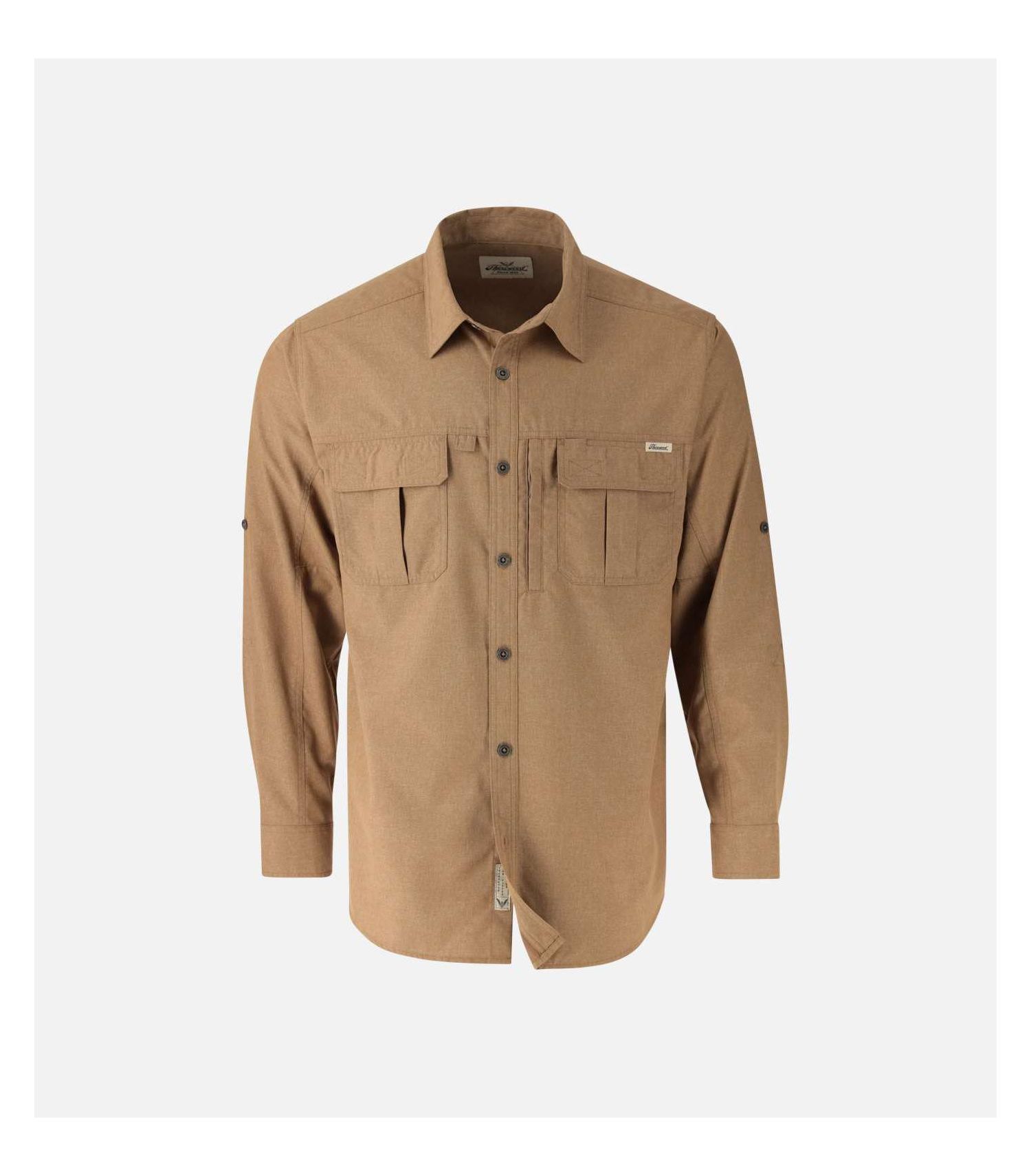 Big & Tall UPF 30+ Long Sleeve All Season Convertible Work Shirt