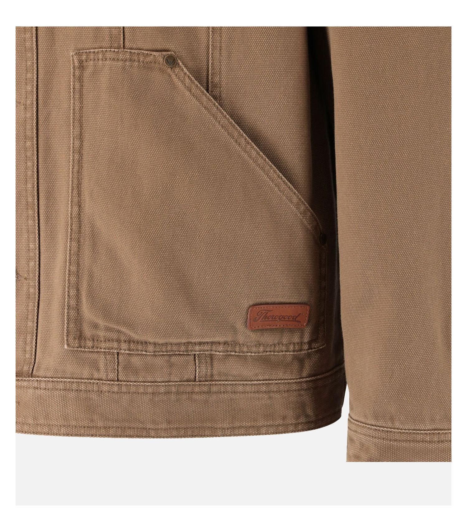 Big & Tall Men's Stone Wash Canvas Trucker Jacket