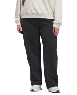 adidas - Plus Size Essentials Fleece Logo Cargo Pants
