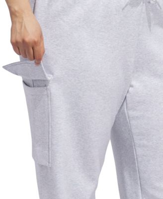 Plus Size Essentials Fleece Logo Cargo Pants