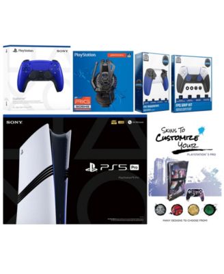 PlayStation 5 Pro 1TB Bundle Console with Extra Controller, Headset, Grip Kit, Decal Voucher & 1-Year Warranty