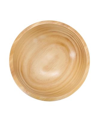 MegaChef 7 Inch Bamboo Wood Serving Bowl