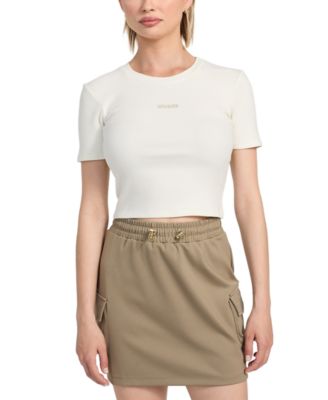 GUESS - Women's Carla Short-Sleeve Knit Top
