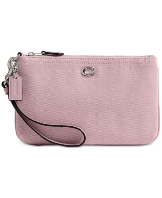COACH - Essential Denim Small Wristlet