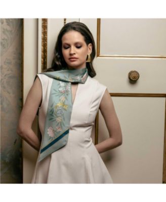 Sabrina - Skinny Silk Scarf for Women