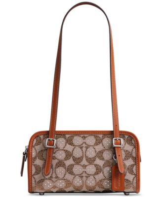 【COACH】Crystals Swing Zip 20 Shoulder Bag COACH Crystals Swing Zip 20 Shoulder Bag - Macy's
