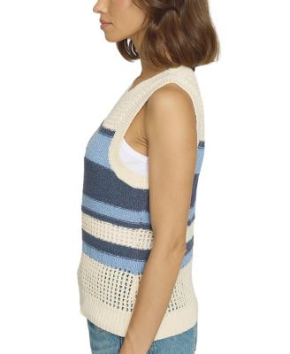 Women's Textured Stripe Tank Top