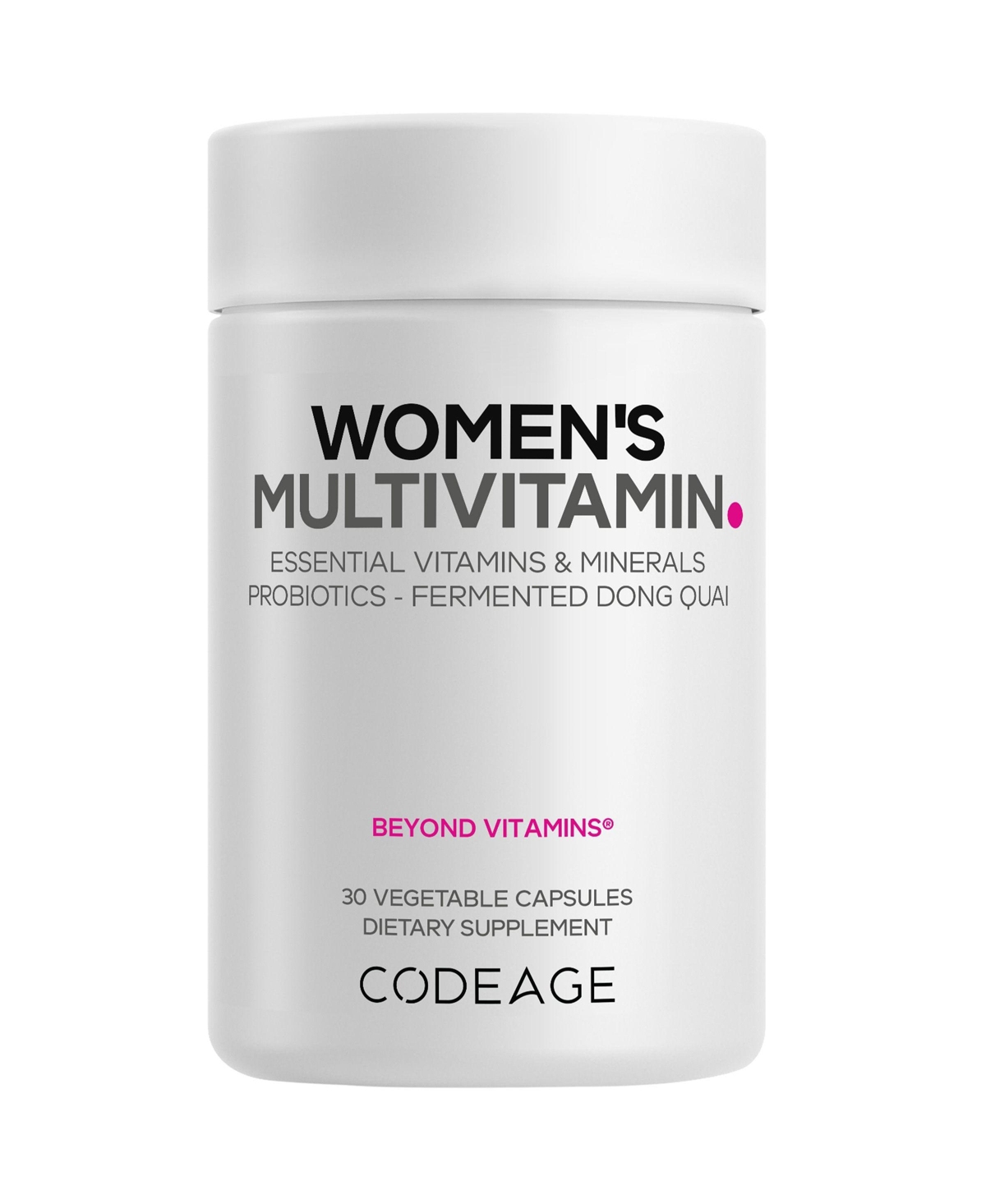 Women s Multivitamin - Vitamins A, C, D3, E, B6, B12, Folate, Calcium, Magnesium, Iron,, Probiotics - 1 Capsule Per Serving - Daily Vitamin Pi