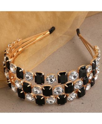 Gold-Plated Stones Hairband