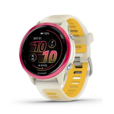 Garmin - Forerunner 570 - 42MM - Translucent bone/mango