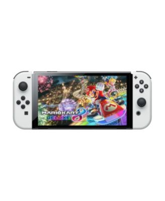 Switch OLED Console Mario Kart 8 Bundle with Princess Peach: Showtime!, Nintendo $20 eShop Gift Card, MightySkins Console and Controller Skin