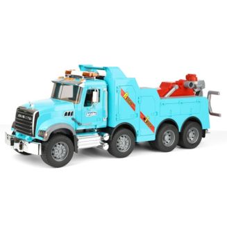 Bruder 1/16 Mack Granite Recovery and Towing Truck with Lights and