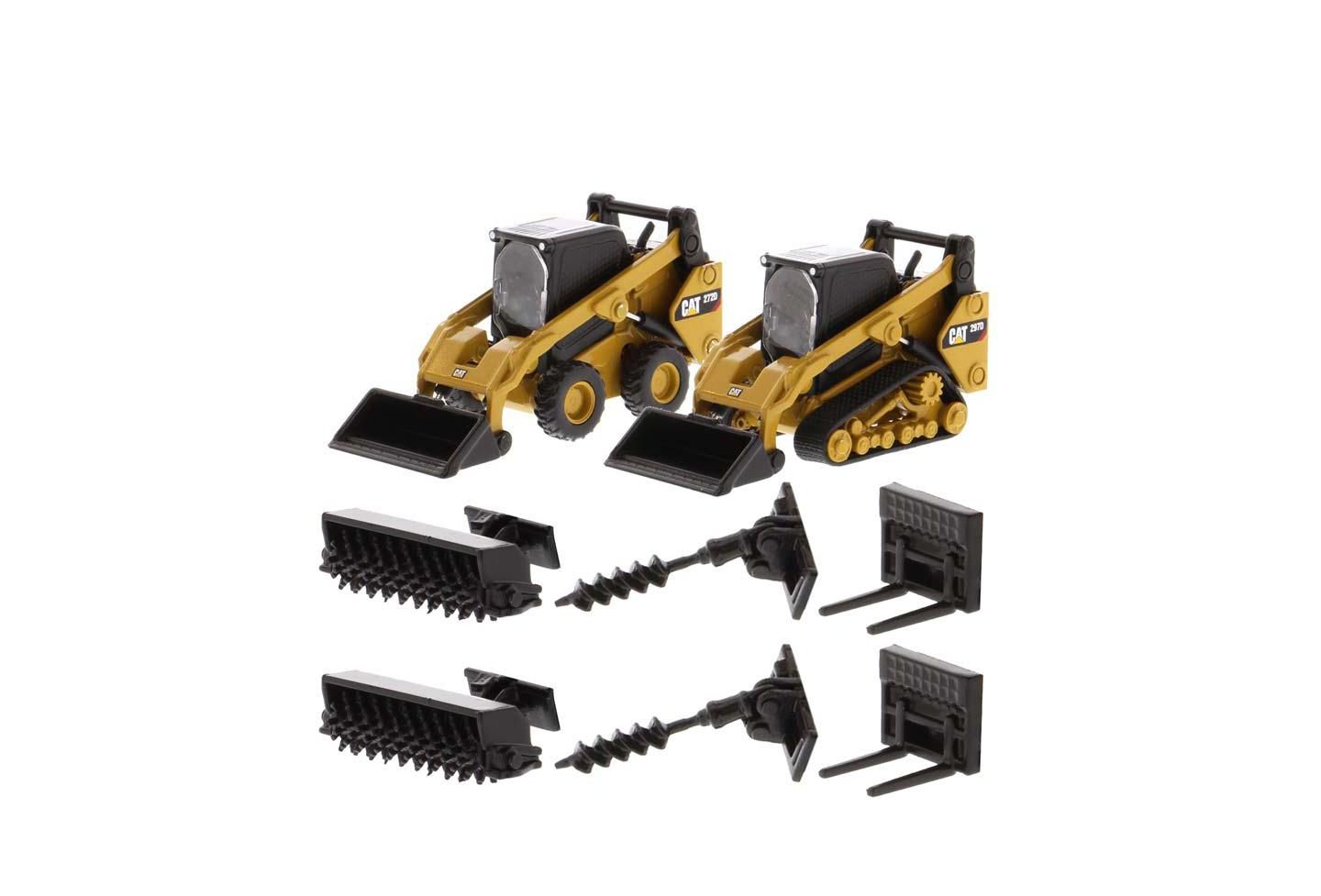 Детские игрушки Diecast Masters 1/64 Caterpillar Skid Steer Loader and Compact Track Loader — фото 1