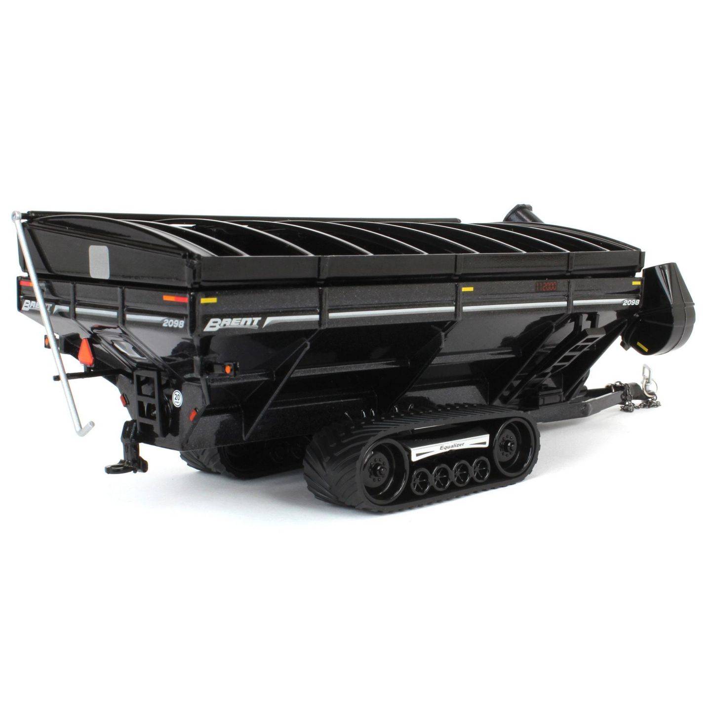 Детская игрушка Spec Cast 1/64 Brent 2098 Grain Cart with Equalizer Tracks, Metallic Black — фото 3