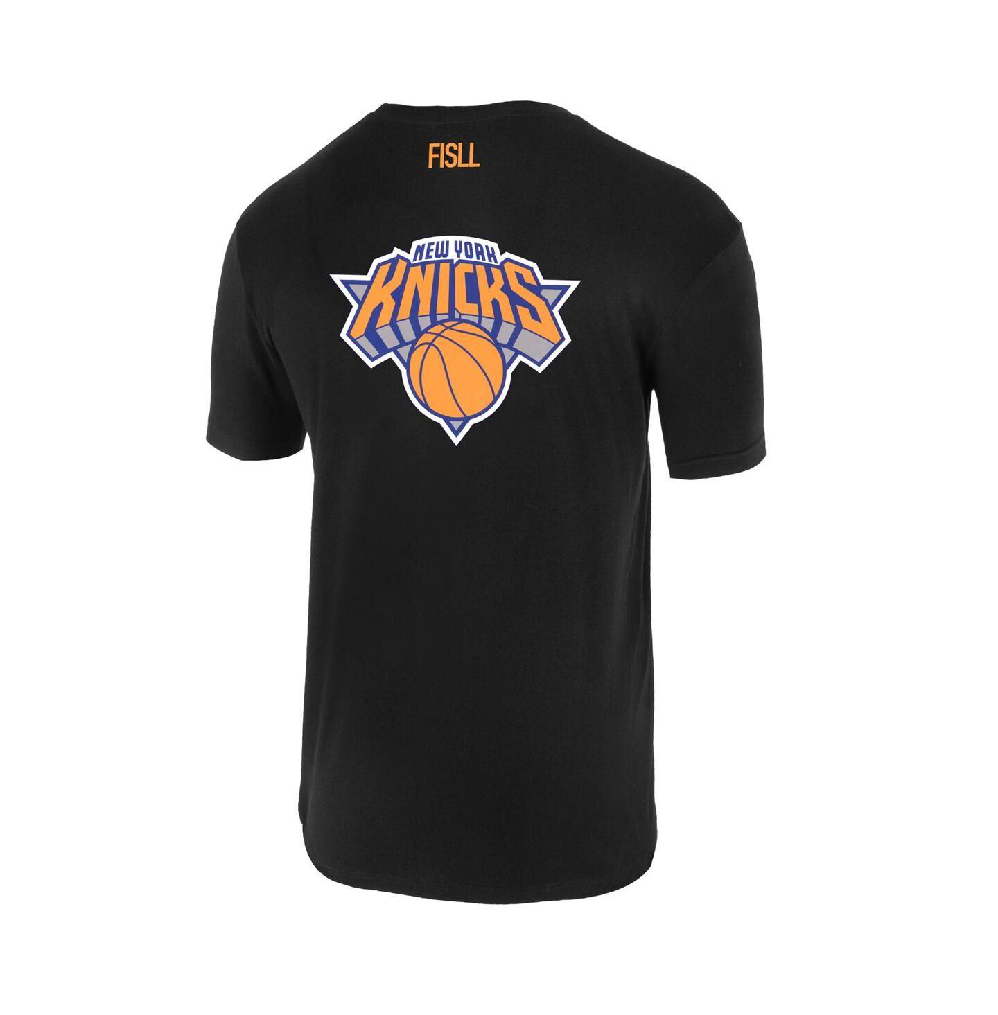 Футболка FISLL Black New York Knicks Oversize Logo — фото 3